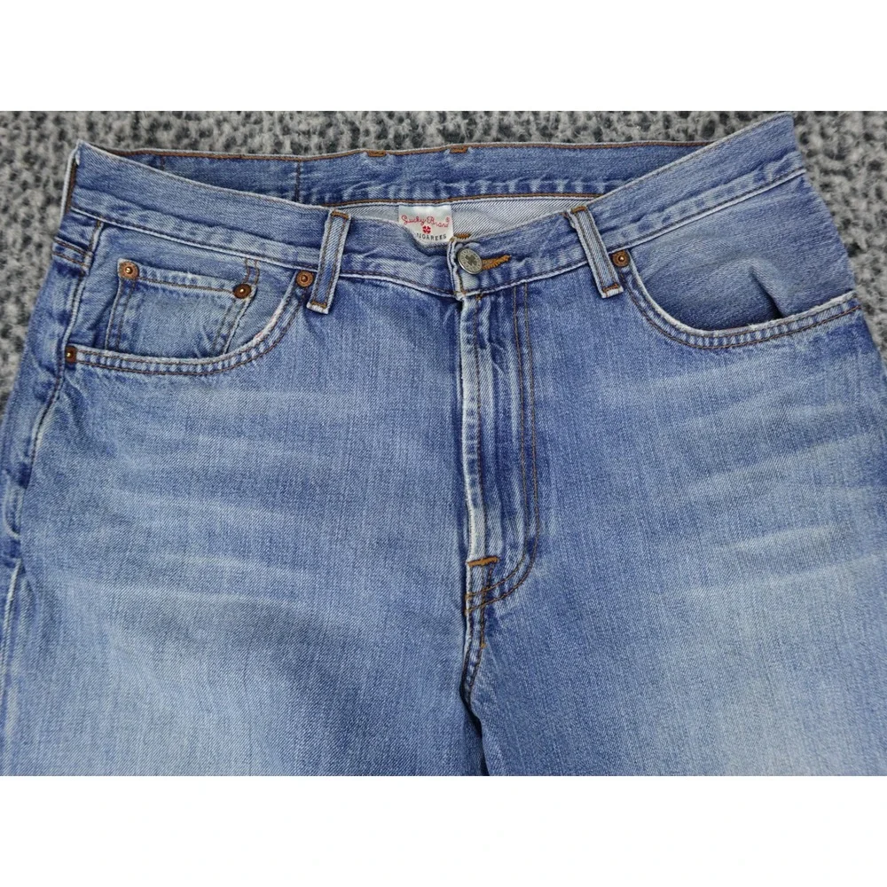 Lucky‎ Brand Dungarees Mens 32 Blue Classic Fit Medium Wash Jeans